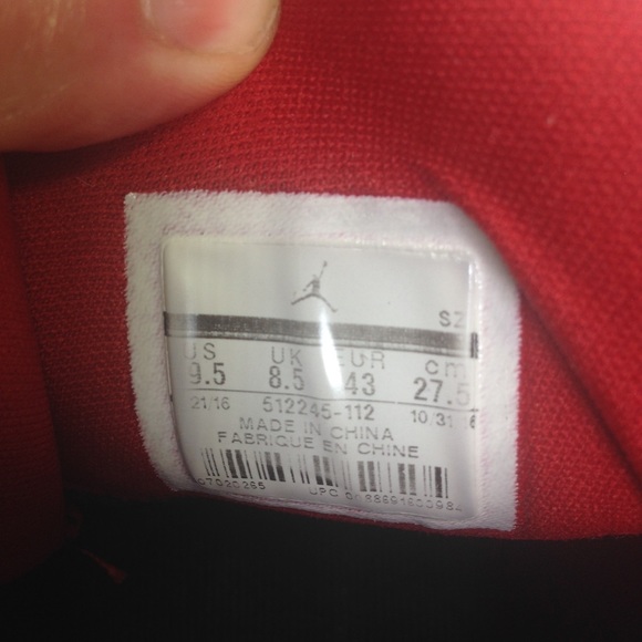 AIR JORDAN SON OF MARS  SZ 9.5 FIRE RED OG RETRO - Picture 6 of 9